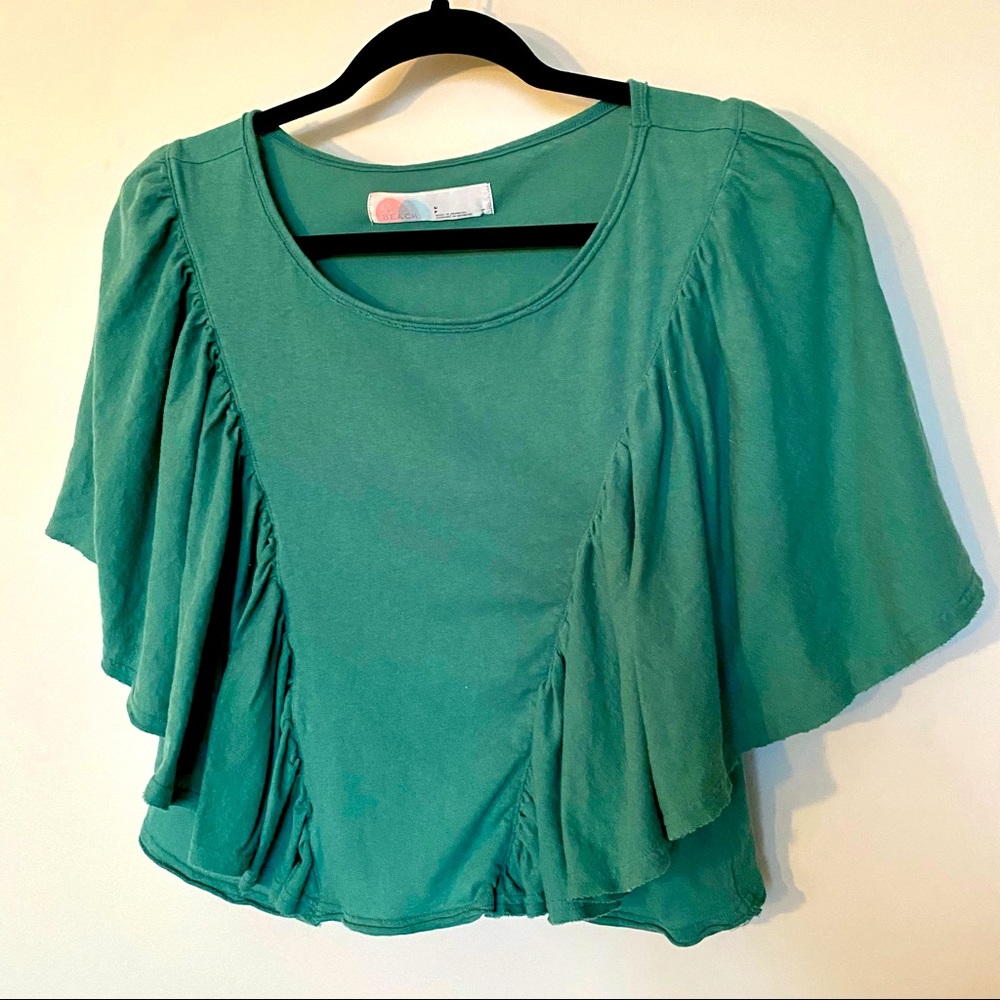 Free People Flutter Sleeve Top